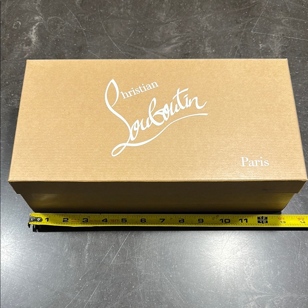 Christian Louboutin Shoe Box - Neutral - 13.75”w x 7”d x 3.75”t